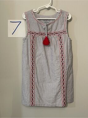 Vineyard Vines Striped Sleeveless Dress, girls size 7